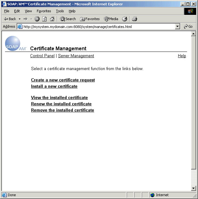 Certificate Management